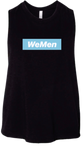 WeMen Classic Crop Tank - Black & Blue