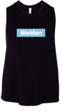 WeMen Classic Crop Tank - Black & Blue